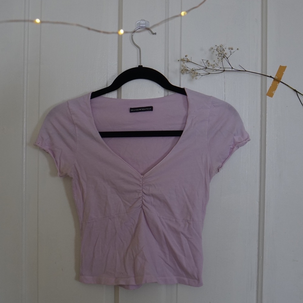 brandy melville lavender gina top